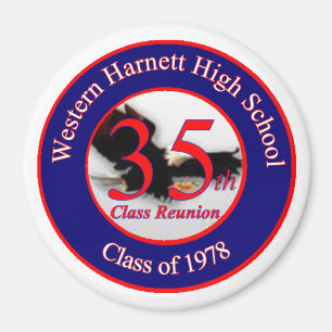 Íman Logotipo da reunião de WHHS 35o