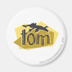 Íman Logotipo da silhueta de Tom