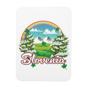 Íman logotipo da Slovenia Travel