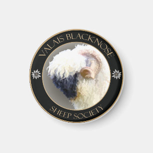 Íman Logotipo da Valais Blacknose Sheep Society