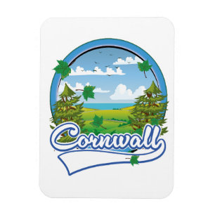 Íman logotipo da viagem a Cornwall