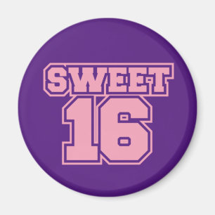 Íman Logotipo de 16 anos doce