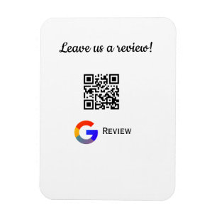 Íman logotipo de avaliação de negócios do Google Scan Q