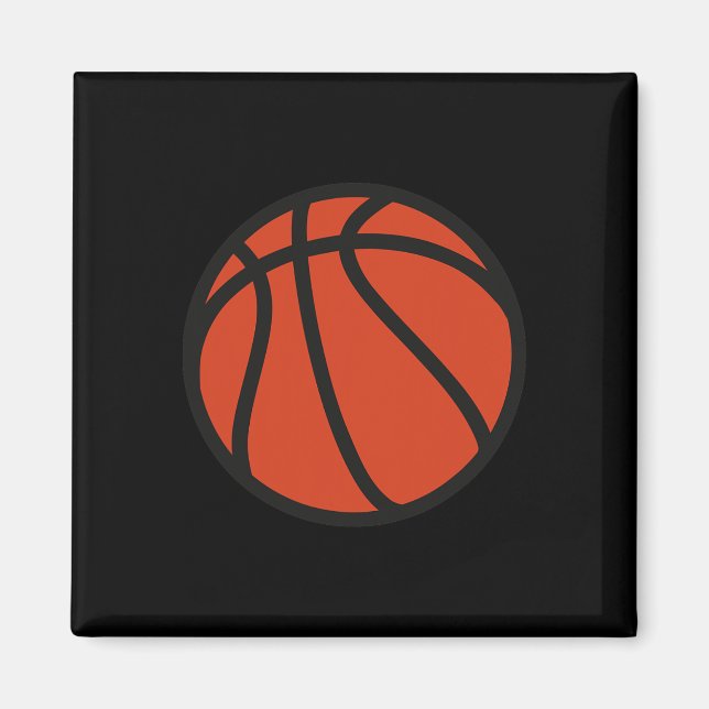 Íman Logotipo de basquete 1 (Frente)