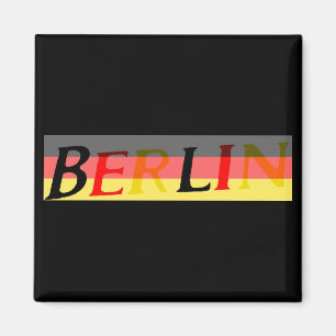 Íman Logotipo de Berlim na bandeira alemão