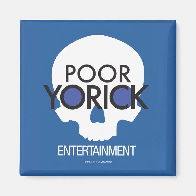 Íman Logotipo de Entretenimento no Yorick (Frente)