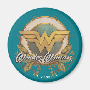Íman Logotipo de Folheto da Mulher Maravilha