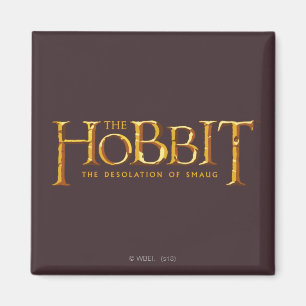 Íman Logotipo de hobbit - Dourado