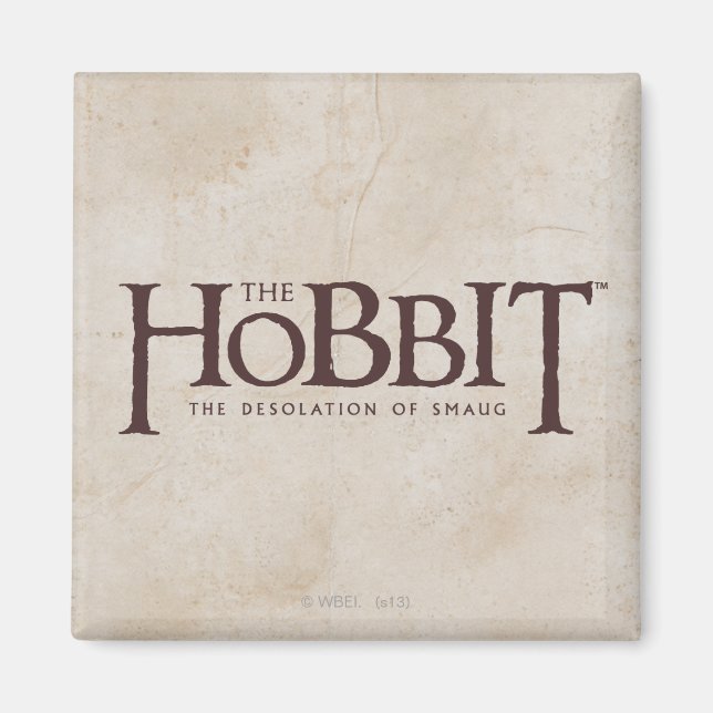 Íman Logotipo de hobbit - Escuro (Frente)