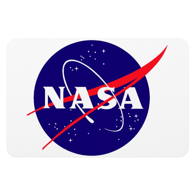 Íman Logotipo de meatball da NASA (Horizontal)