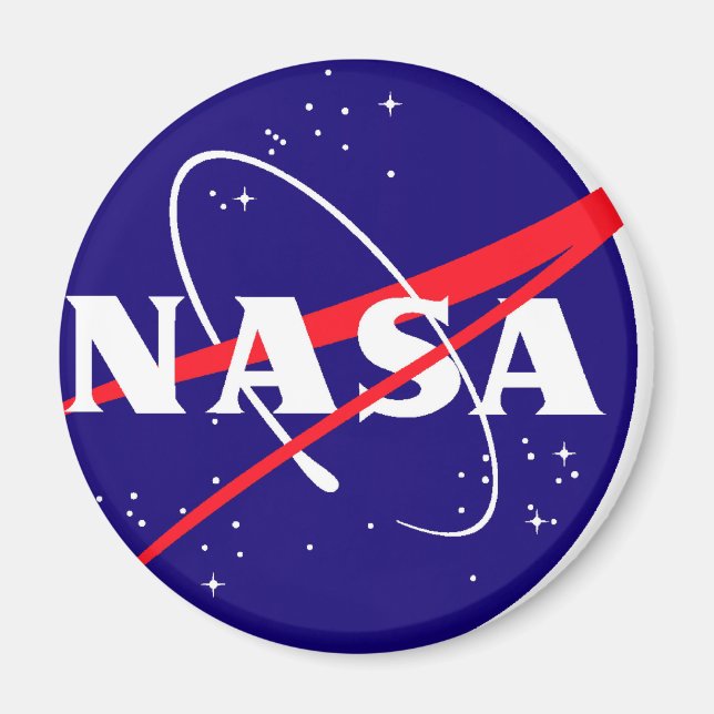 Íman Logotipo de meatball da NASA (Frente)