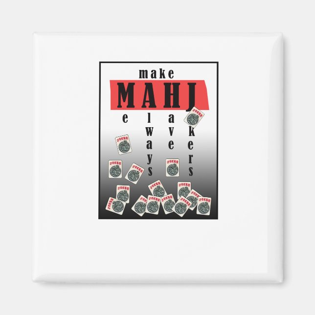 Íman logotipo de pikers mahjong (Frente)