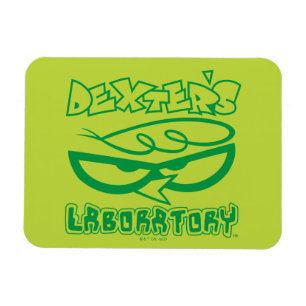 Íman Logotipo de rosto do laboratório do Dexter