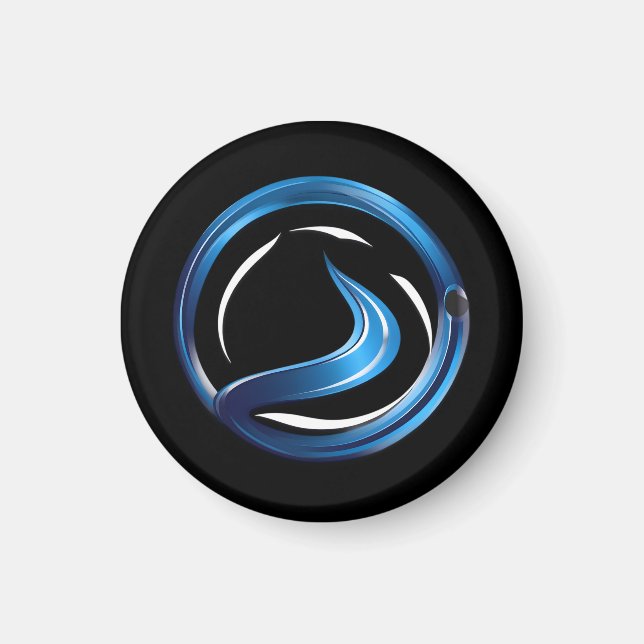 Íman logotipo de serviços de canalização (Frente)