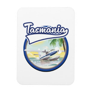 Íman logotipo de viagem da Tasmânia