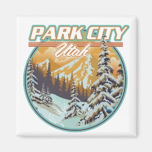 Íman Logotipo de Viagem de Park City Utah