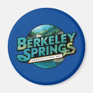 Íman Logotipo de Viagens Ilustrativas de Berkeley Sprin