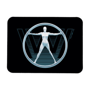 Íman Logotipo do Android de Westworld   Vitruvian