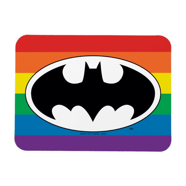 Íman Logotipo do Batman Rainbow (Horizontal)