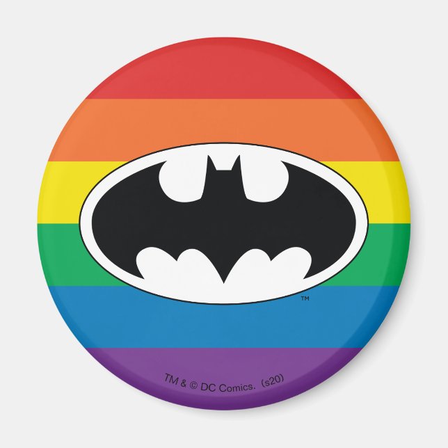 Íman Logotipo do Batman Rainbow (Frente)