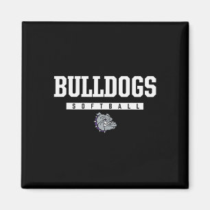 Íman Logotipo do Brownsburg Bulldogs Softll Hs