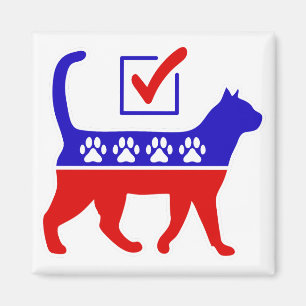 Íman Logotipo do Cat Party Feliz Política Partido Excel
