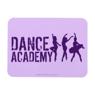 Íman Logotipo do Dance Acadmey Dancer Silhouettes