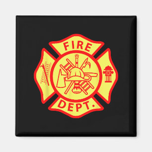Íman Logotipo do Departamento de Bombeiros Símbolo Unif