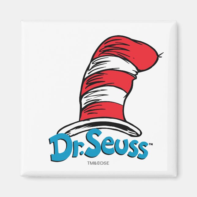Íman Logotipo do Dr. Seuss Hat (Frente)