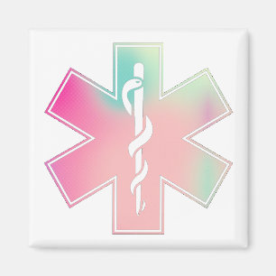 Íman Logotipo do EMS - "algodão doce "