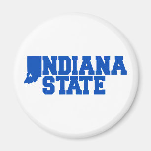 Íman Logotipo do Estado de Indiana