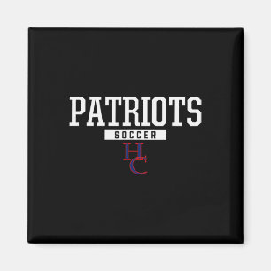 Íman Logotipo do Henry County Patriots Soccer Hs