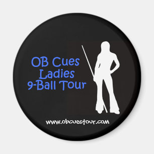 Íman Logotipo do ímã da excursão das senhoras 9-Ball