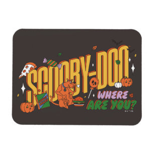 Íman Logotipo do Lanche de Halloween do Scooby-Doo