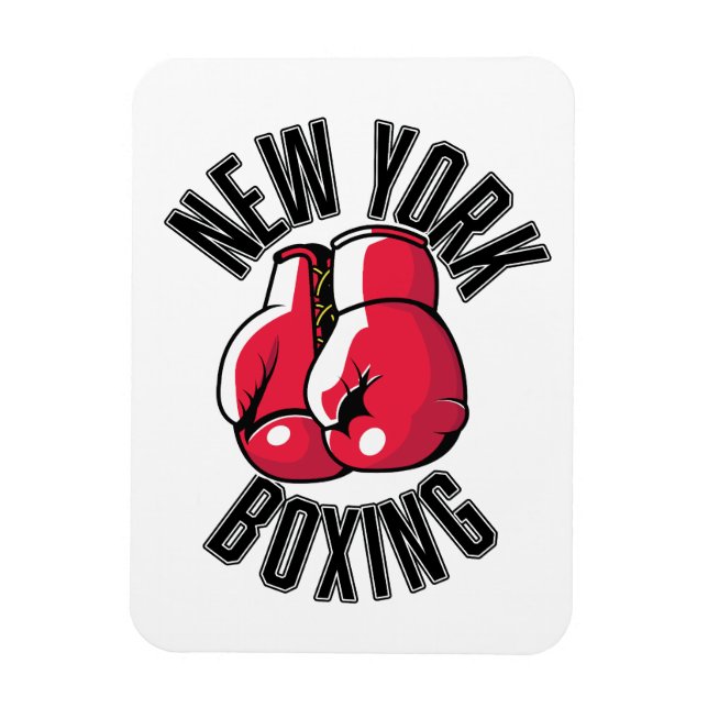 Íman logotipo do New York Boxing (Vertical)
