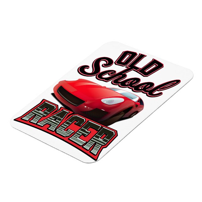 Íman Logotipo do Old School Racer (Left Side)