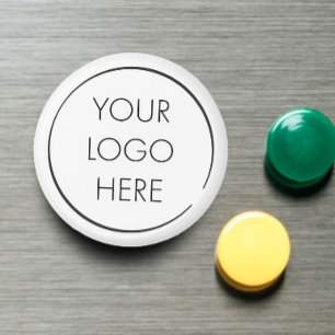 Íman Logotipo do Orçamento Personalizado de Negócios ou