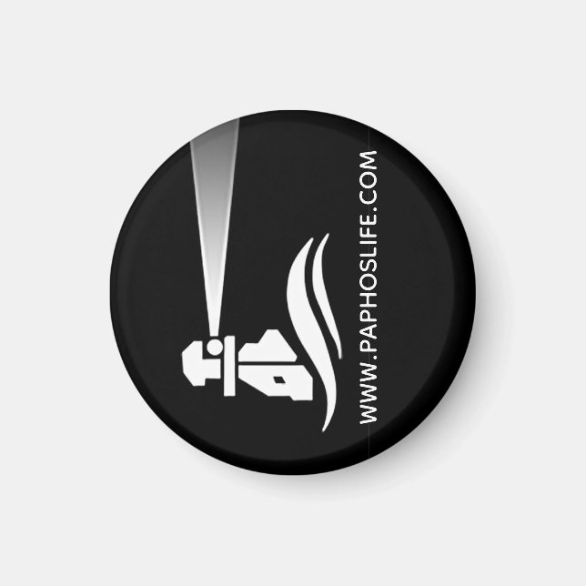 Íman Logotipo do Paphos Life Lighthouse (Frente)