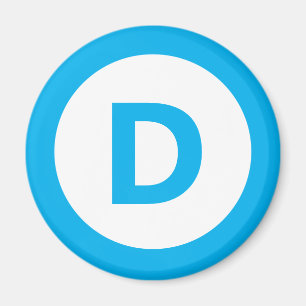 Íman logotipo do partido Democrata