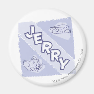 Íman Logotipo do queijo azul de Jerry