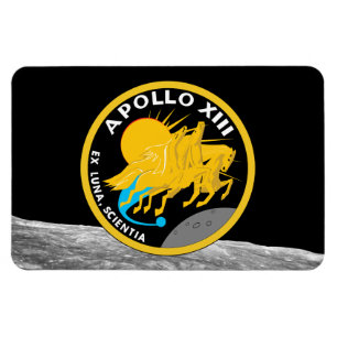 Íman Logotipo do remendo da missão da NASA de Apollo 1