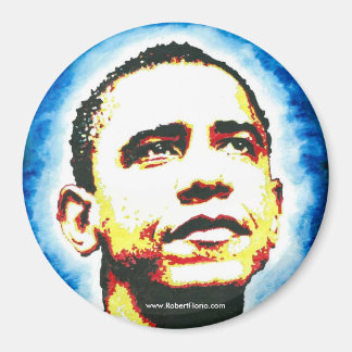 Íman Logotipo do Retrato Obama