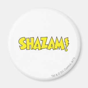 Íman Logotipo do Shazam Amarelo