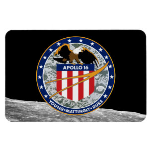 Íman Logotipo do Símbolo da Missão da NASA Apollo 16