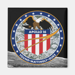 Íman Logotipo do Símbolo da Missão da NASA Apollo 16