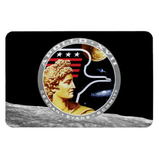 Íman Logotipo do Símbolo da Missão da NASA Apollo 17