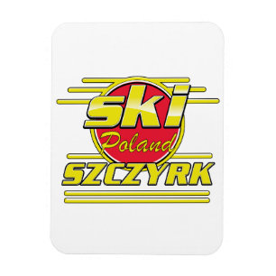 Íman Logotipo do Ski Szczyrk Polônia anos 80
