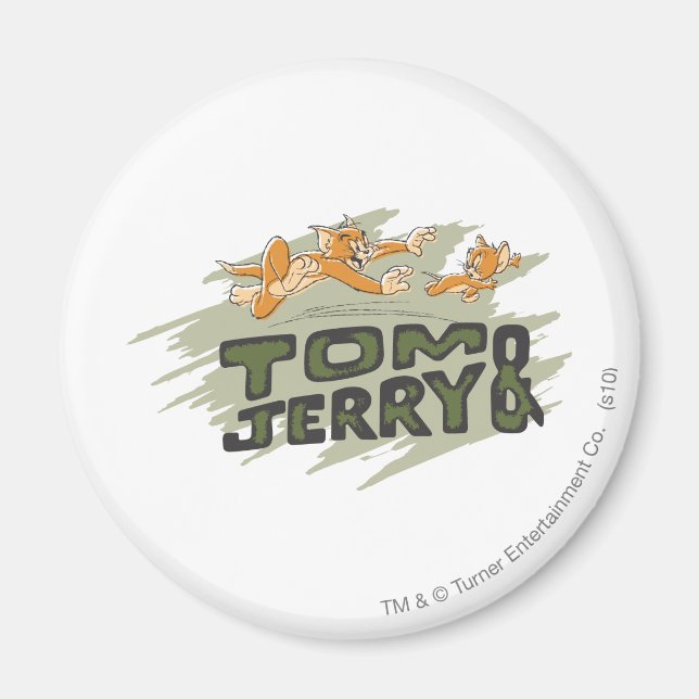 Íman Logotipo do Tom e Jerry Chase (Frente)