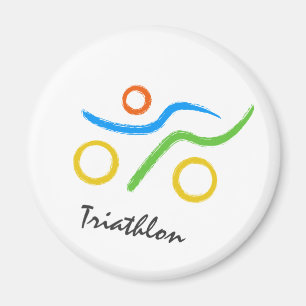 Íman Logotipo do Triathlon