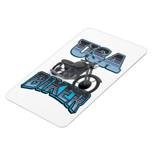 Íman Logotipo do USA Biker